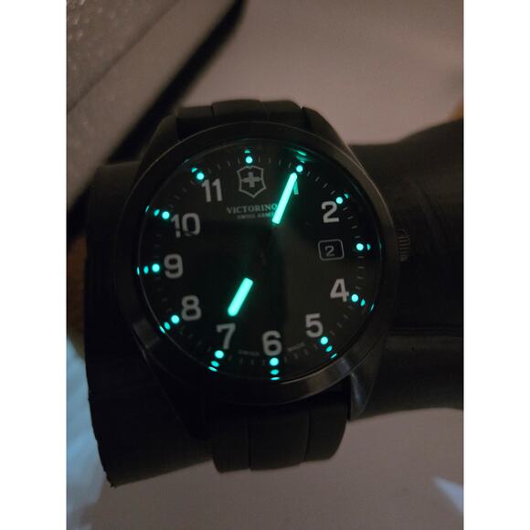 Victorinox Swiss Army Infantry Black Dial Mens Quartz Watch